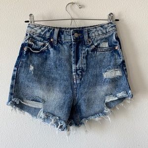 Wild Fable high rise distressed shorts